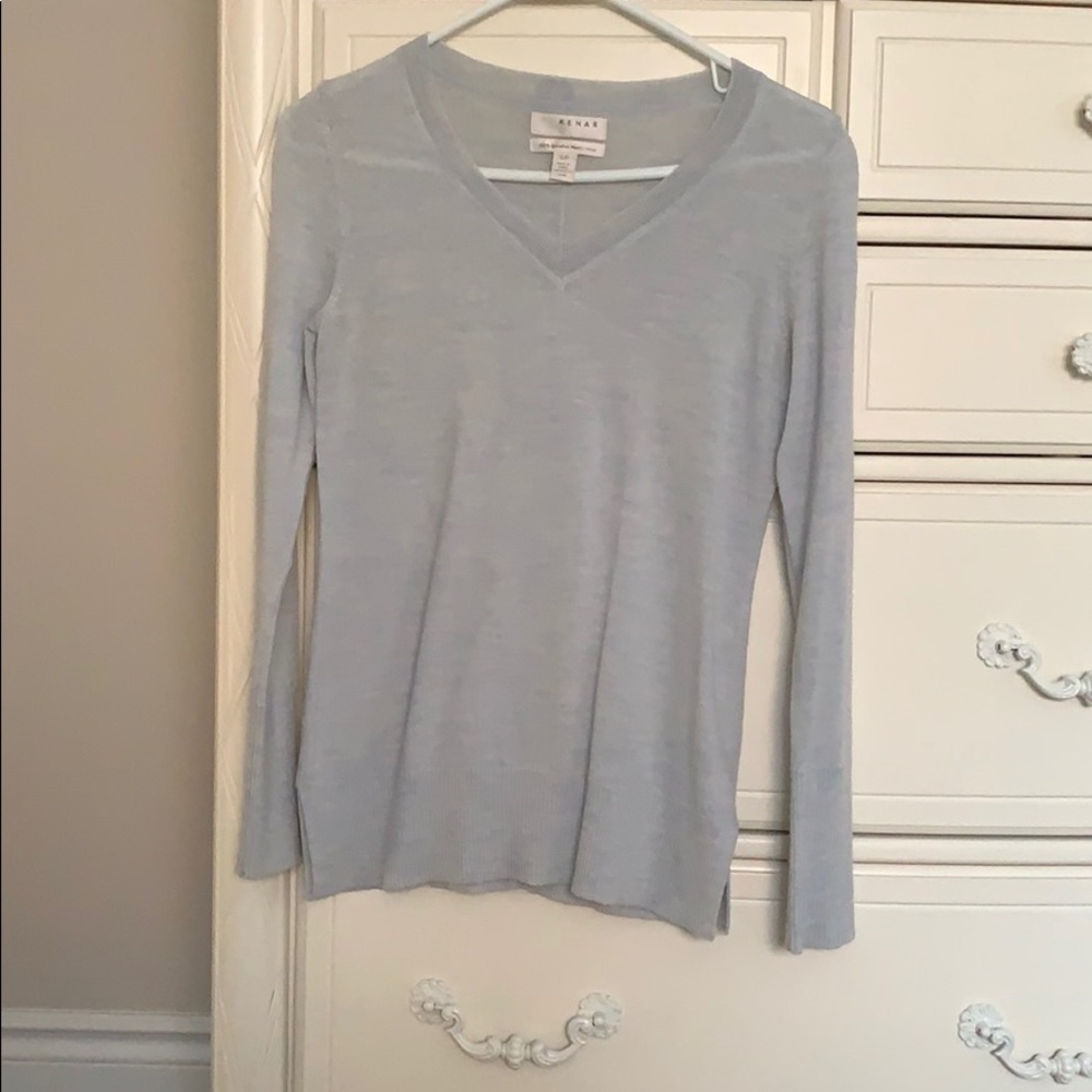 KENAR V neck 100% Merino Wool